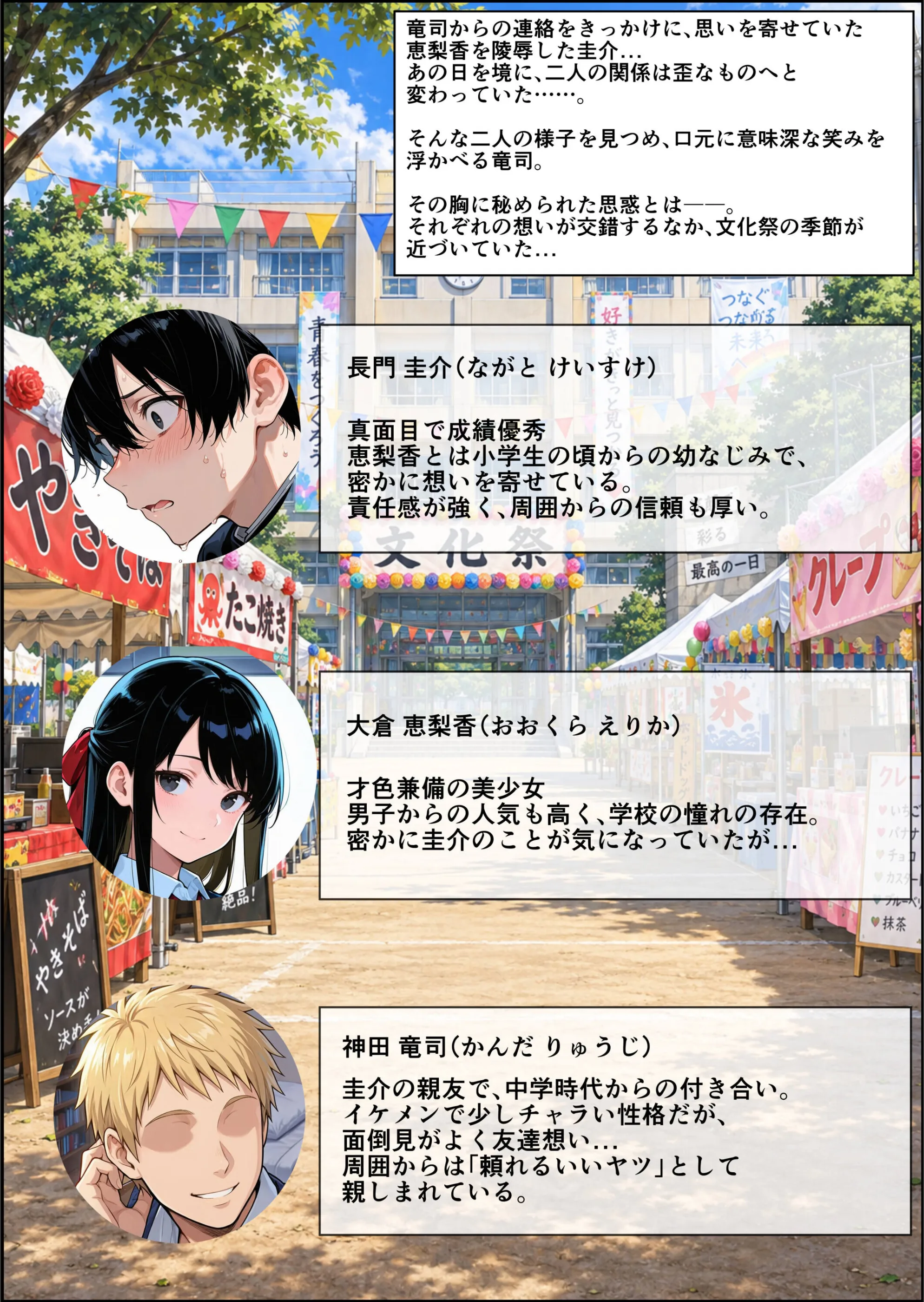 ずっと…大好きだったあの子が俺の目の前で中出しされて…【棒消し修正版】（単話）
