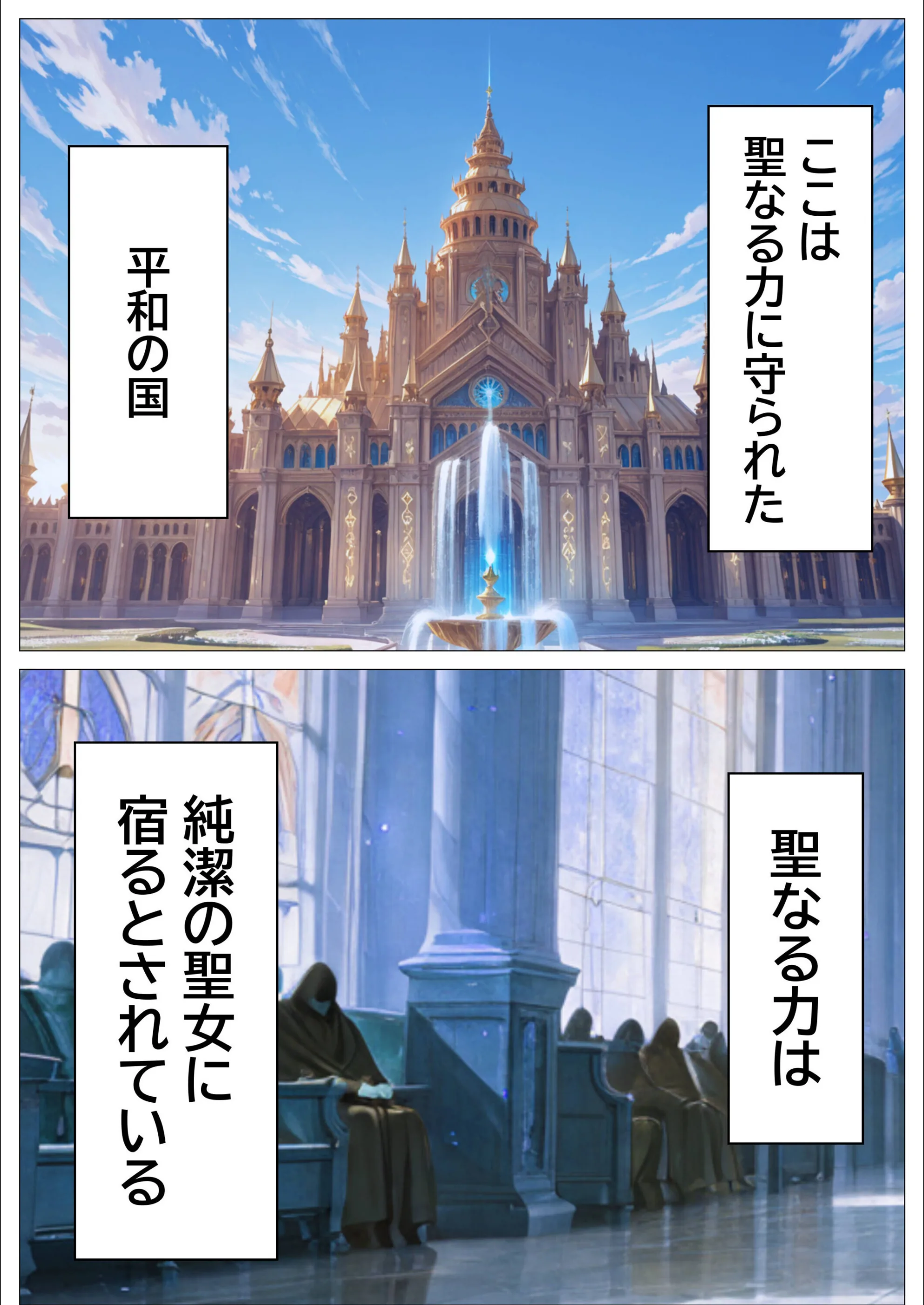 聖女の禁断オナニー〜鏡の声に誘惑され魔道具で純潔崩壊〜（単話）【モザイク版】（単話）