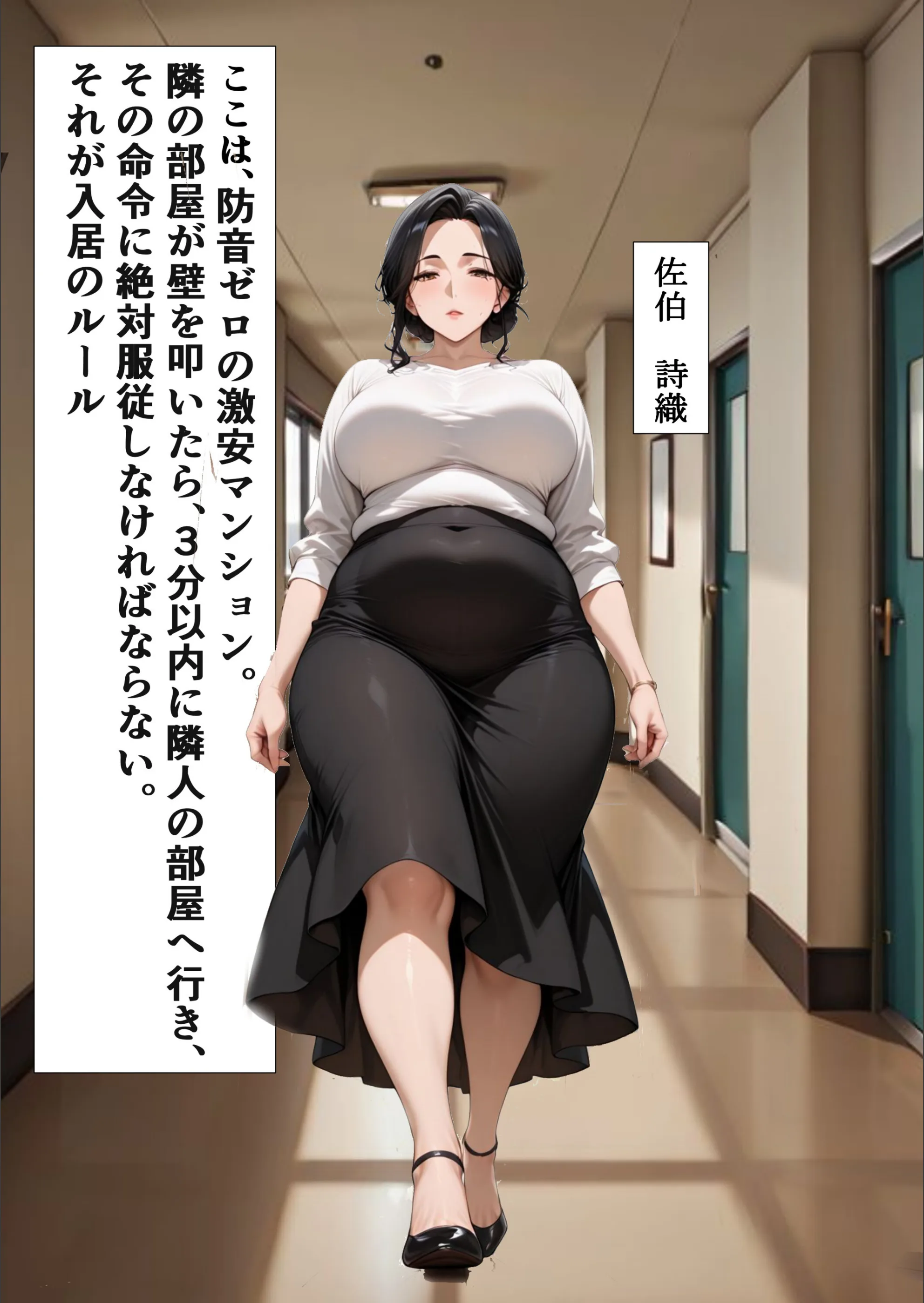 訳あり物件ーノックで隣人の性処理係ー隣人に壁に突き立てられメス声絶頂（単話）【モザイク版】（単話）
