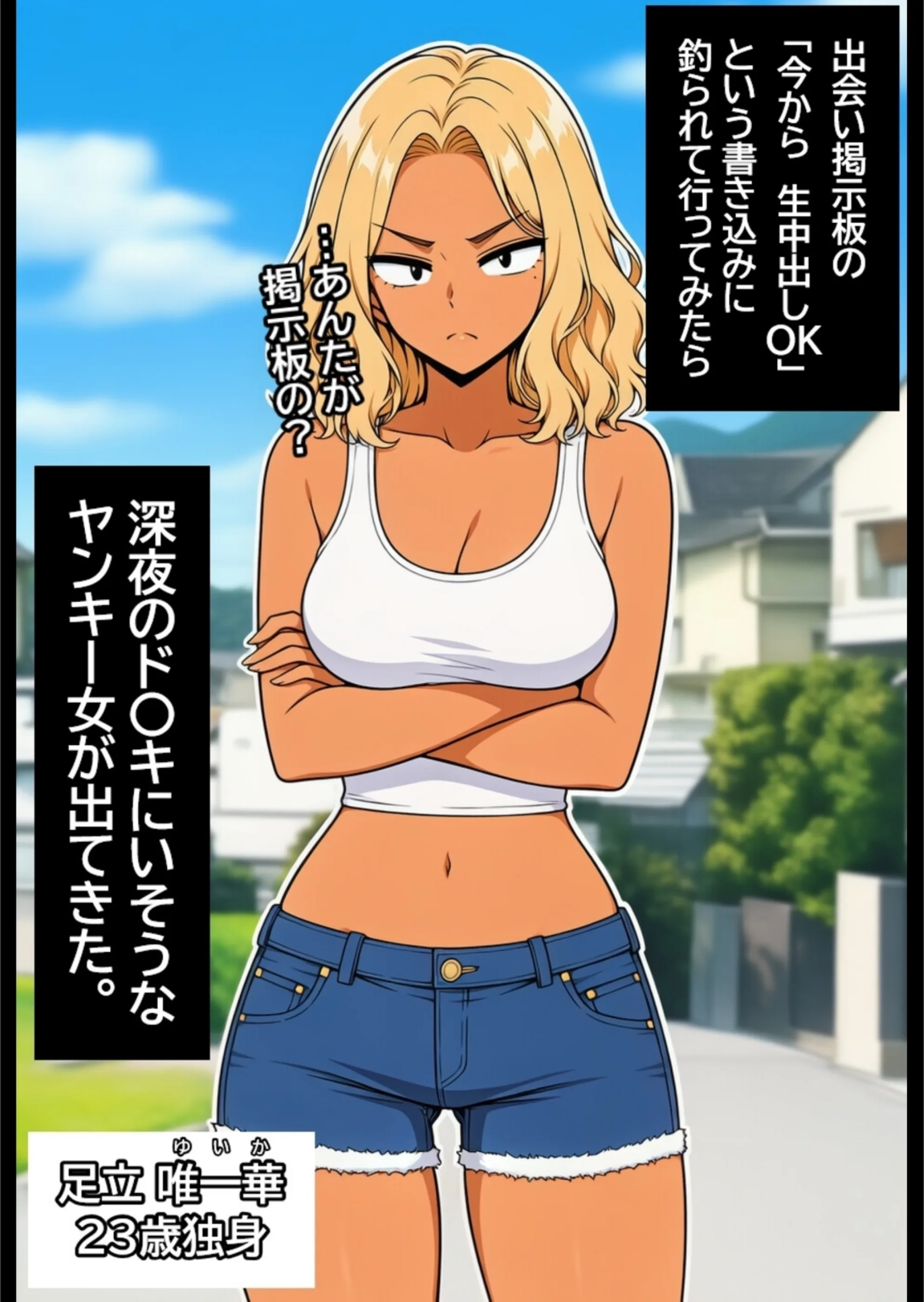 深夜のド〇キにいそうなヤンキー女を孕ませる。【モザイク版】（単話）