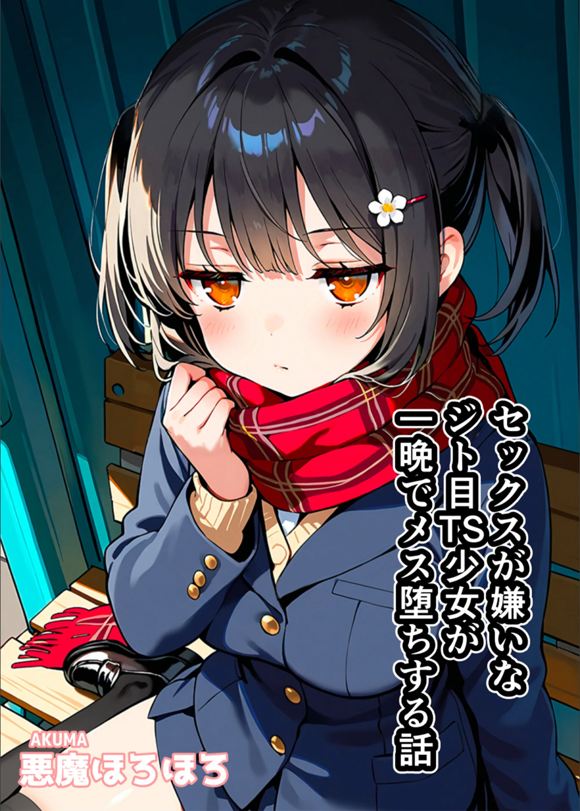 セックスが嫌いなジト目TS家出少女が一晩でメス堕ちする話（単話）【モザイク版】（単話）
