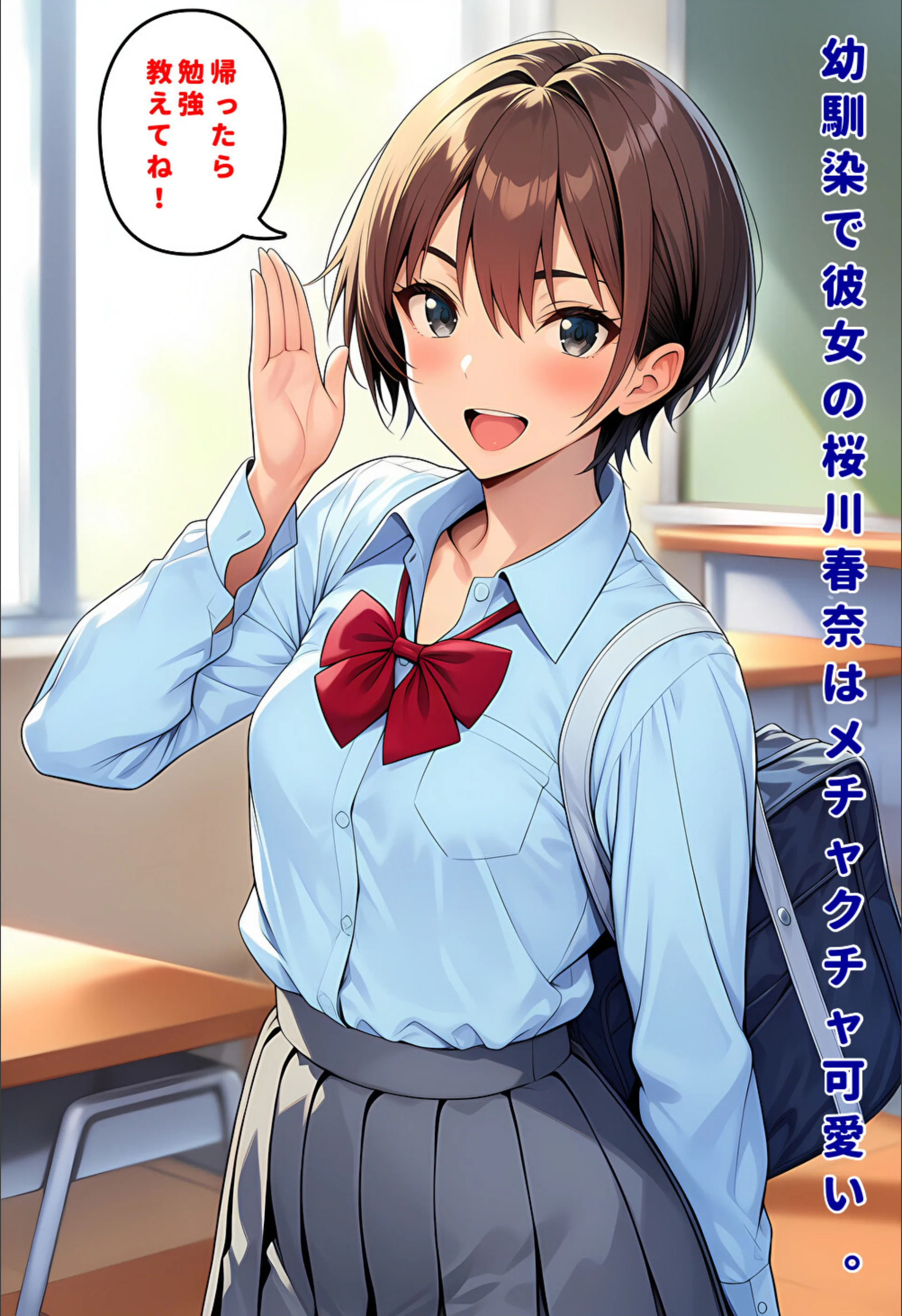 人気者のボーイッシュ幼馴染は、イケメンにはなびかないのに俺にはデレてすぐイク（単話）【モザイク版】（単話）