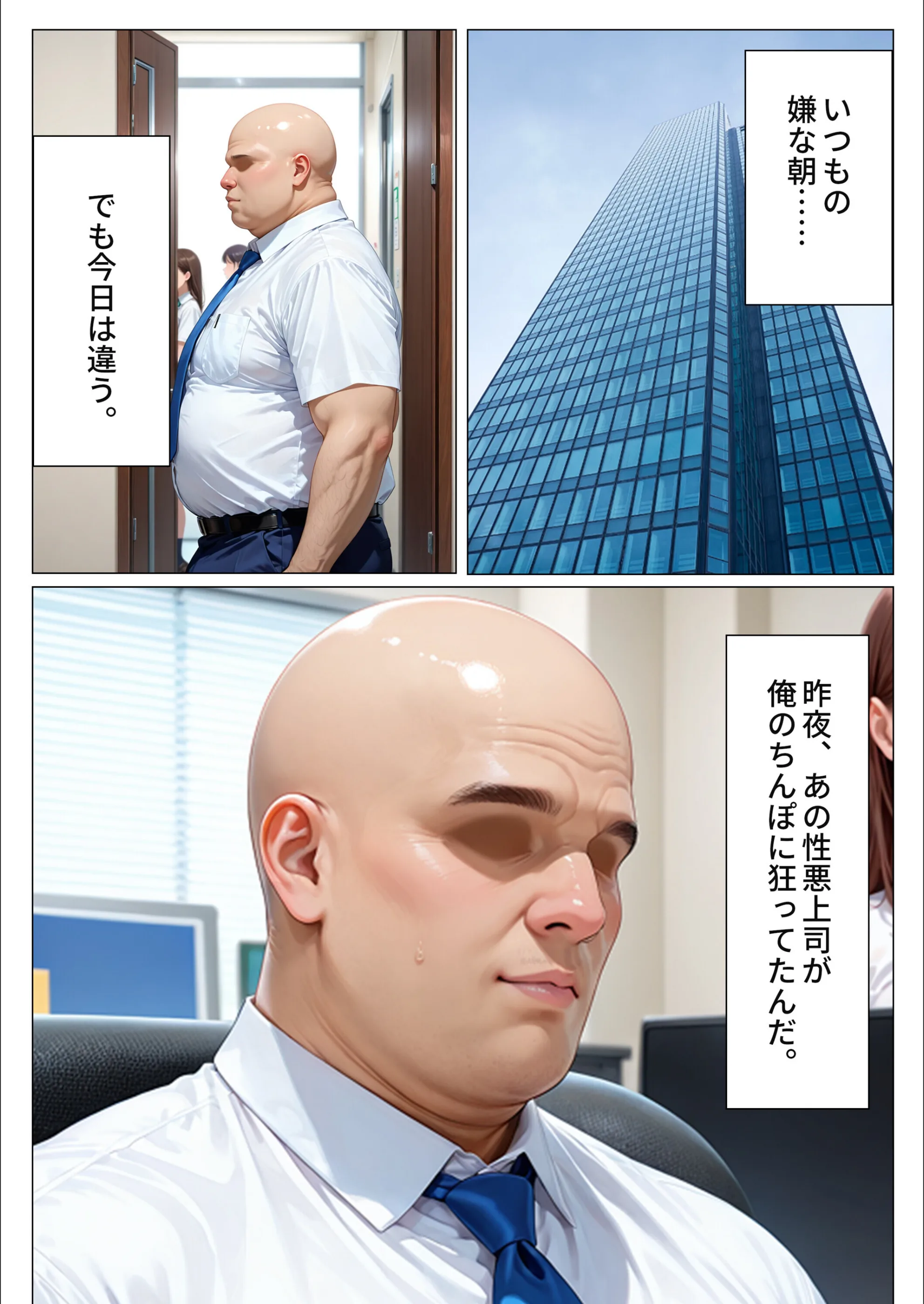 デリヘル呼んだら性悪上司が来た【社内調教編】【モザイク版】