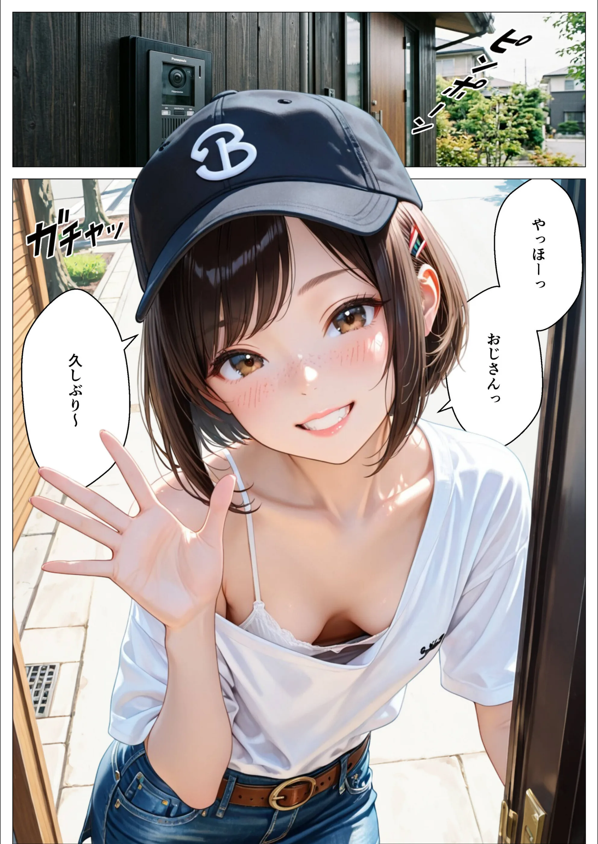 パンチラで誘惑してくるクソ生意気なそばかす姪っ子の弱みを握り調教した話【モザイク版】
