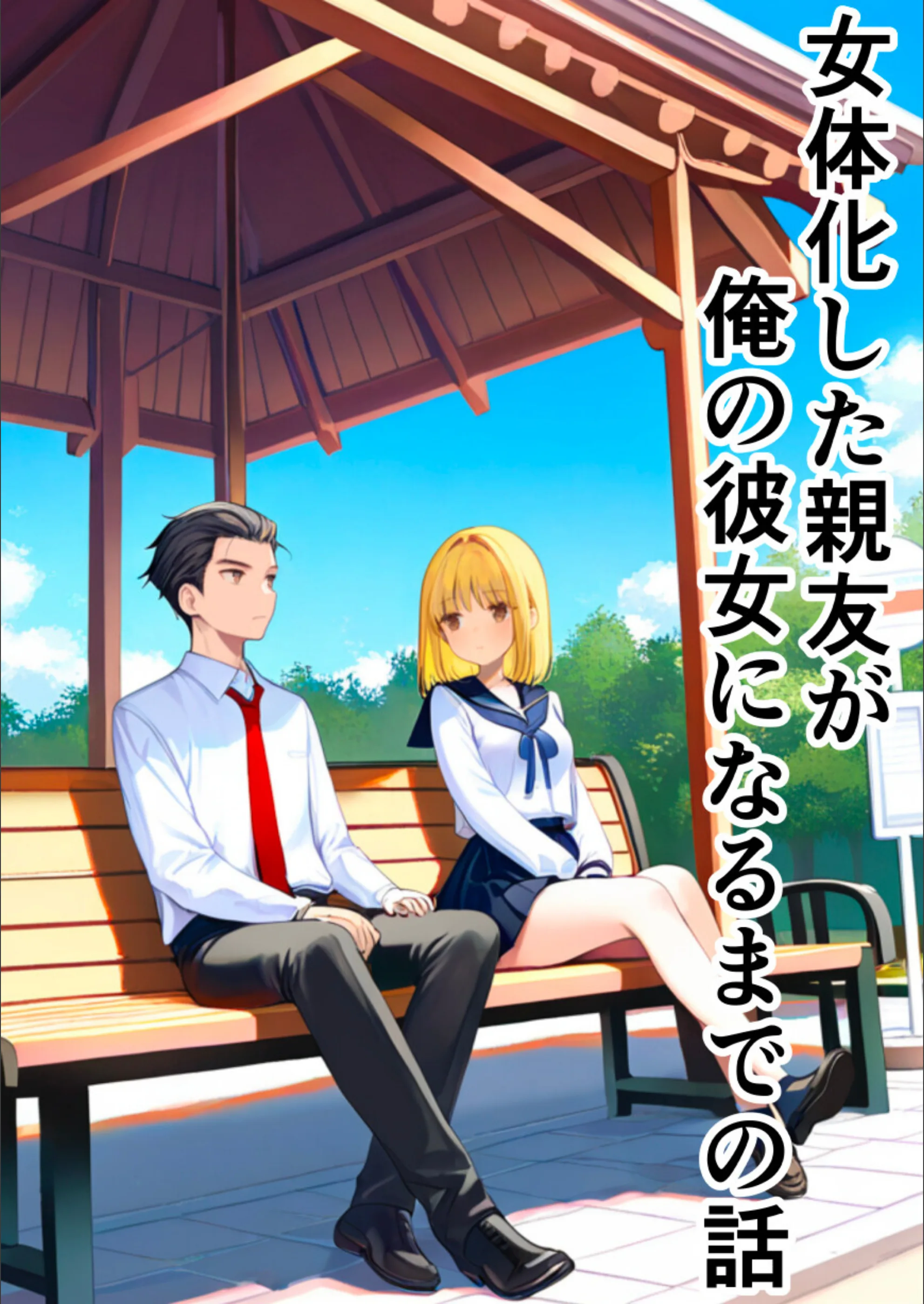 女体化した親友が俺の彼女になるまでの話【白抜き修正版】