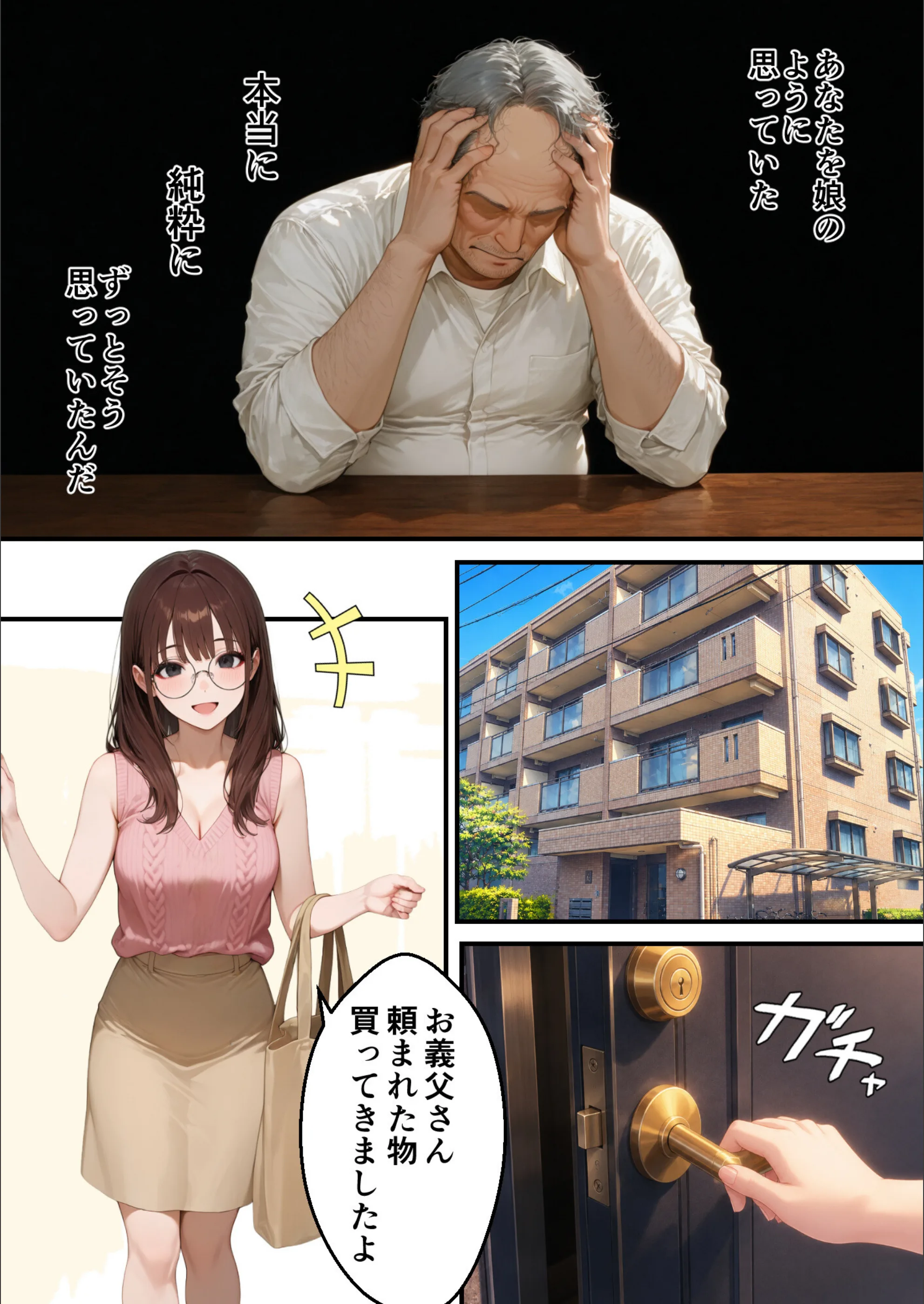 無防備な息子の嫁に裏切りの催●アプリ・娘のように思っていた彼女をバニー電マで屈辱アクメさせてしまう義父の愛欲（単話）【モザイク版】（単話）