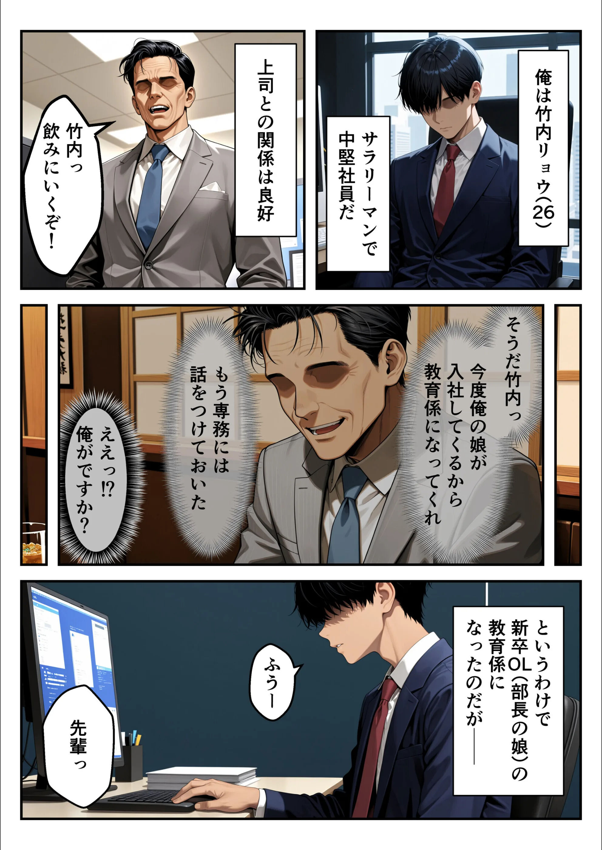 見た目120点の後輩新卒OLを教育するはずが逆に射精管理された（単話）【モザイク版】（単話）