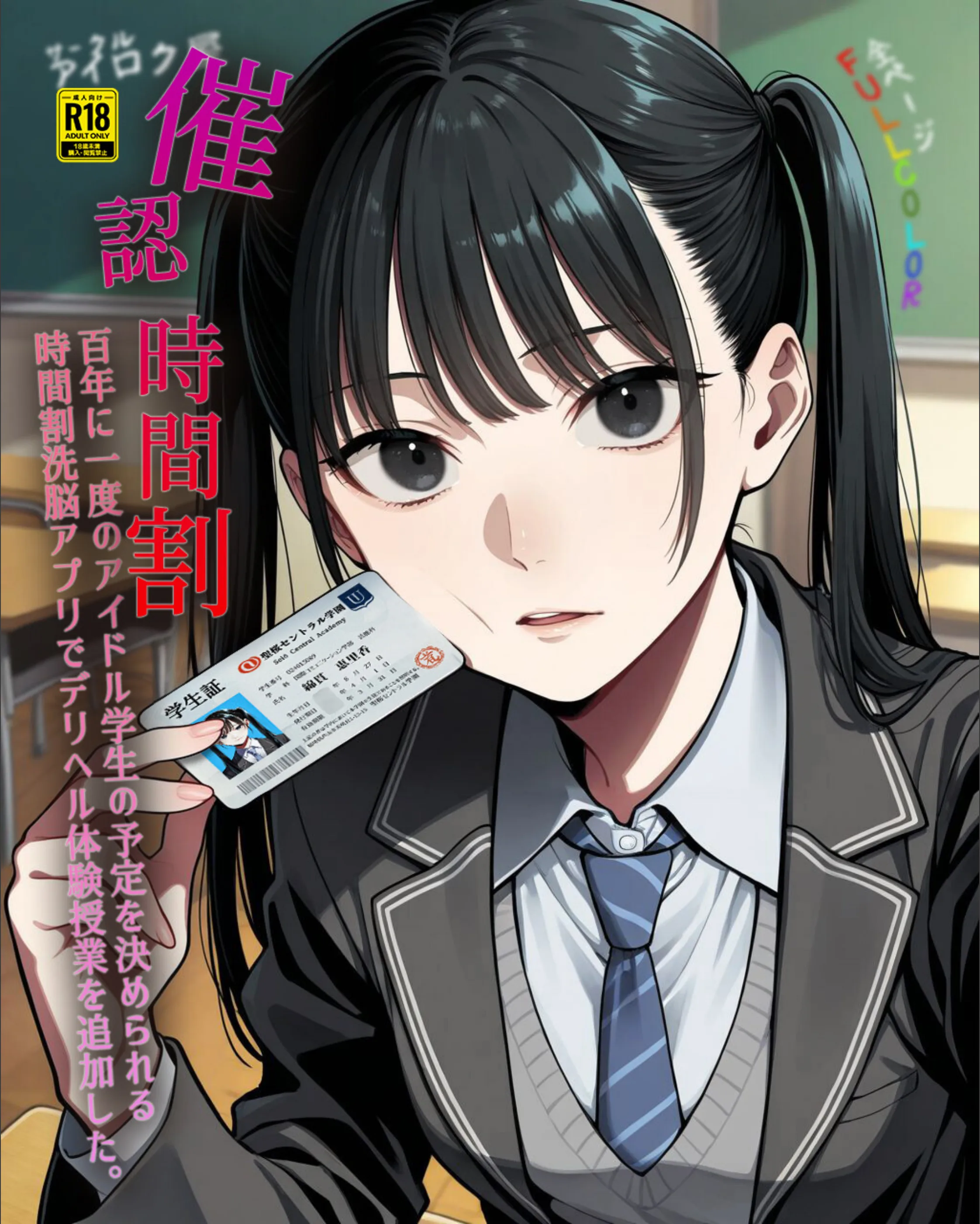 催●時間割 〜百年に一度のアイドル学生の予定を決められる時間割洗脳アプリでデリヘル体験授業を追加した〜（単話）【モザイク版】（単話）