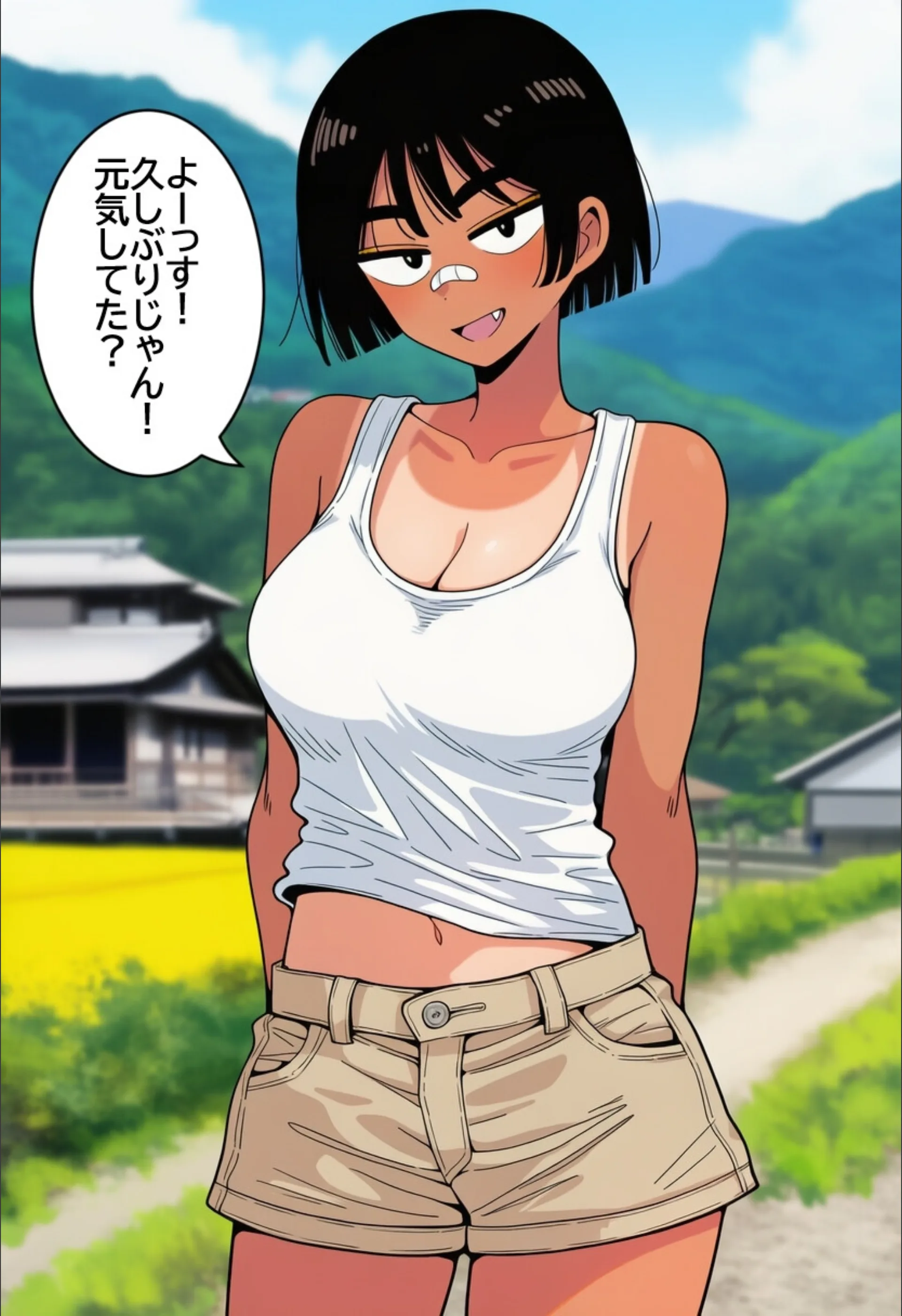 ボーイッシュ褐色陸上女子に無責任中出ししまくって孕ませるまで。【モザイク版】（単話）