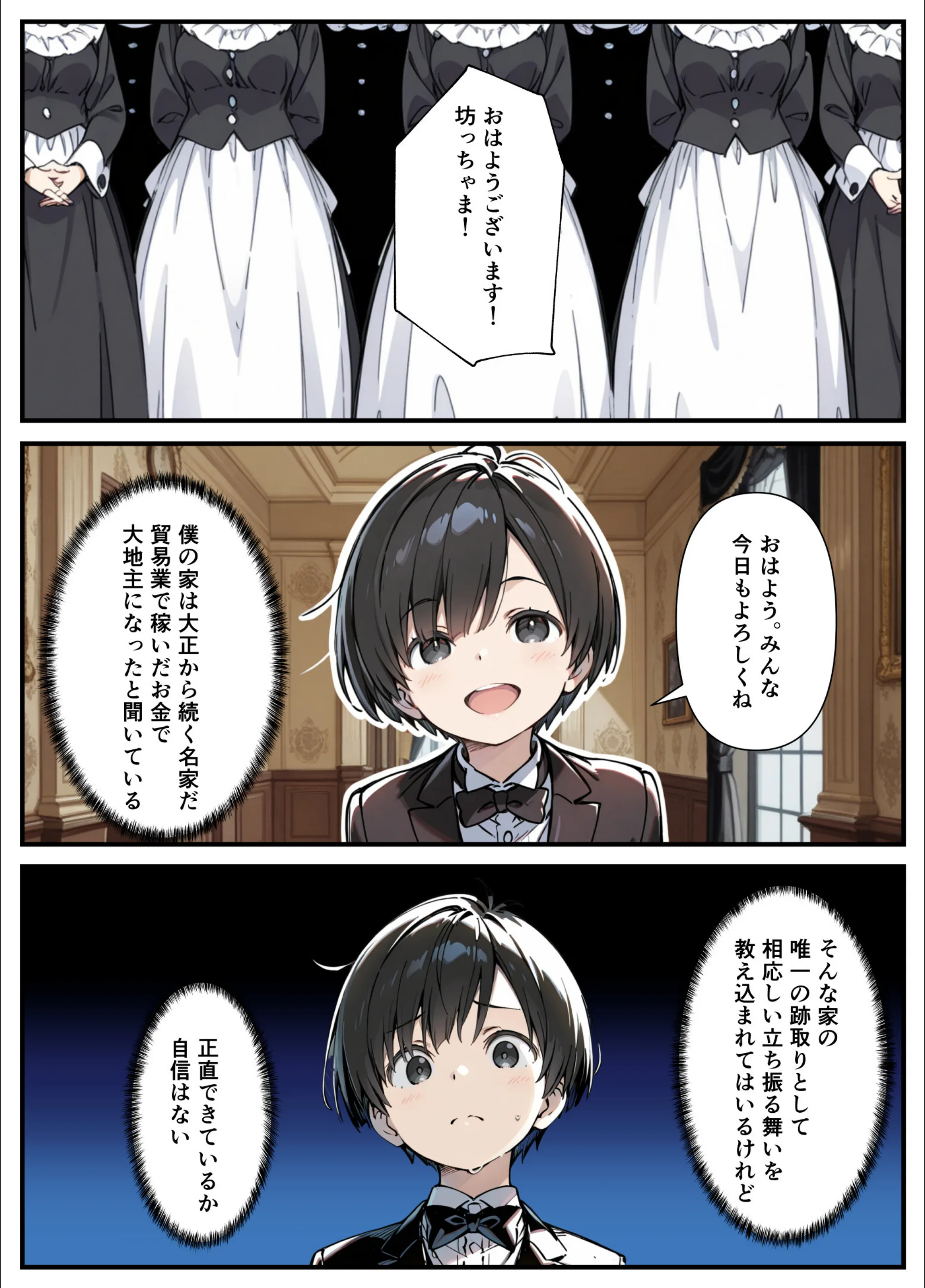 巨乳専属メイドにえっちな英才教育される話（単話）【モザイク版】（単話）