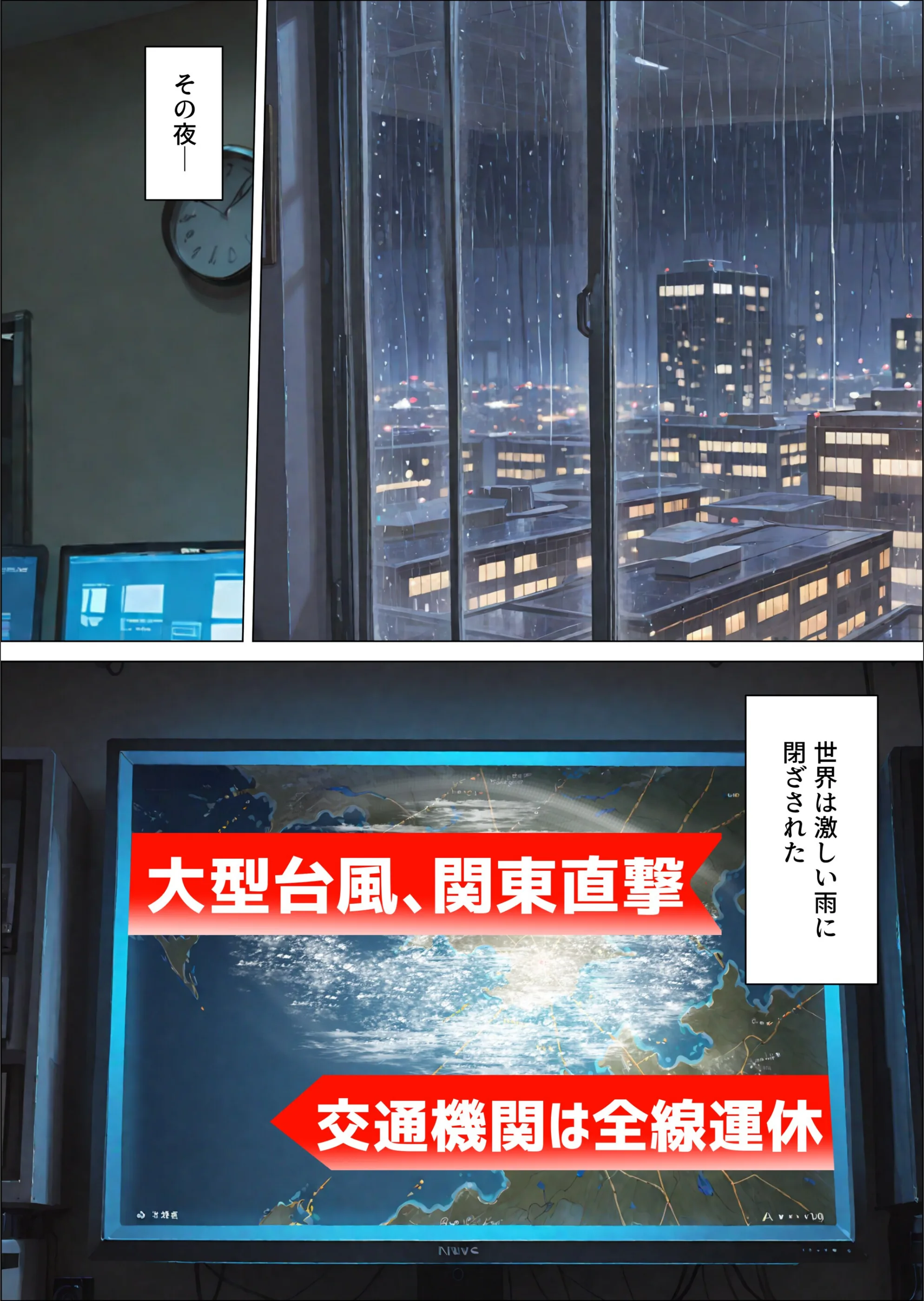 台風の夜、憧れの上司とふたりきり。〜マシュマロボディで恩返し種付け性交〜【モザイク版】