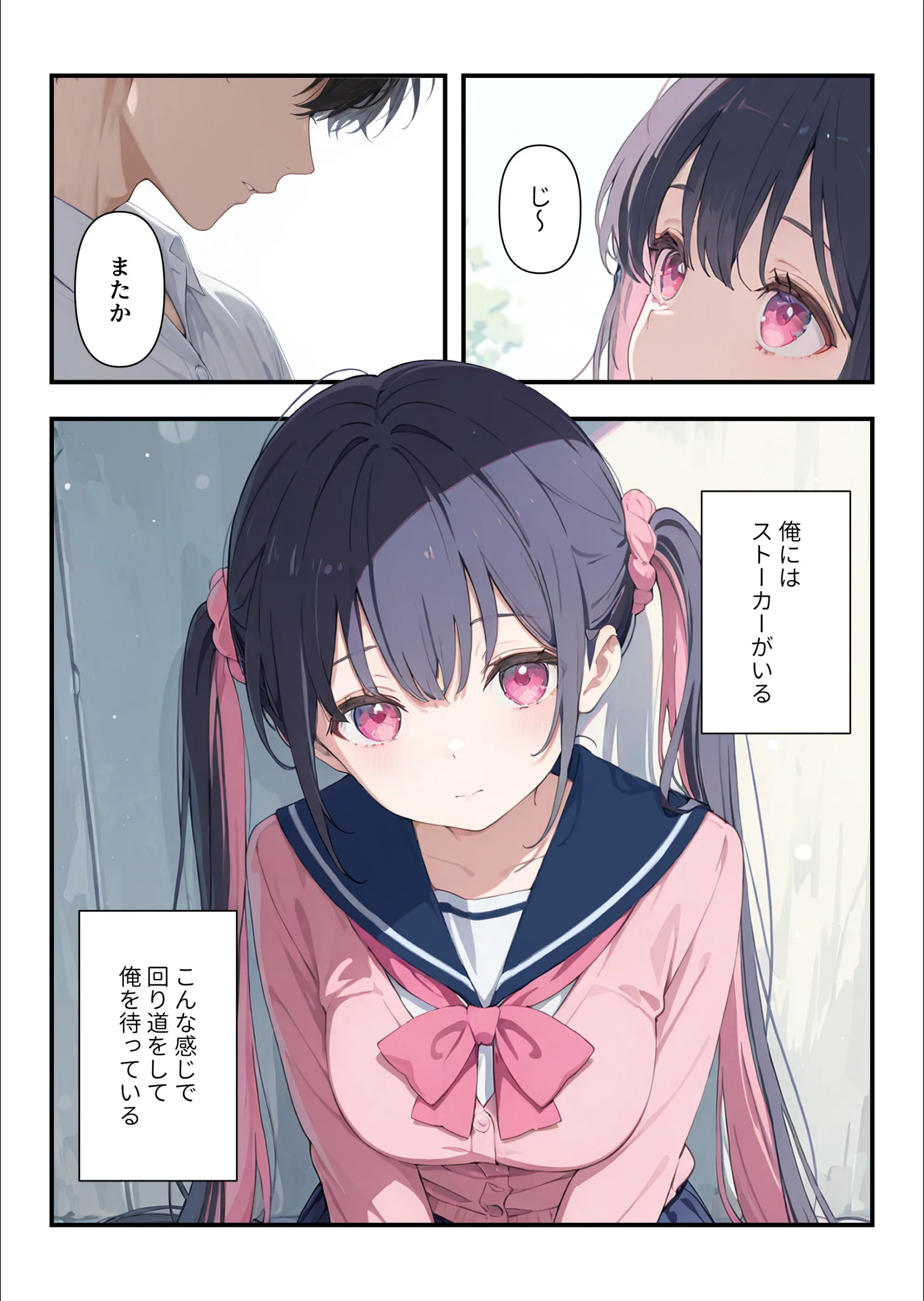 謎の地雷形女子校生が推しのち〇ぽにメス堕ちするまでの記録【白抜き修正版】（単話）