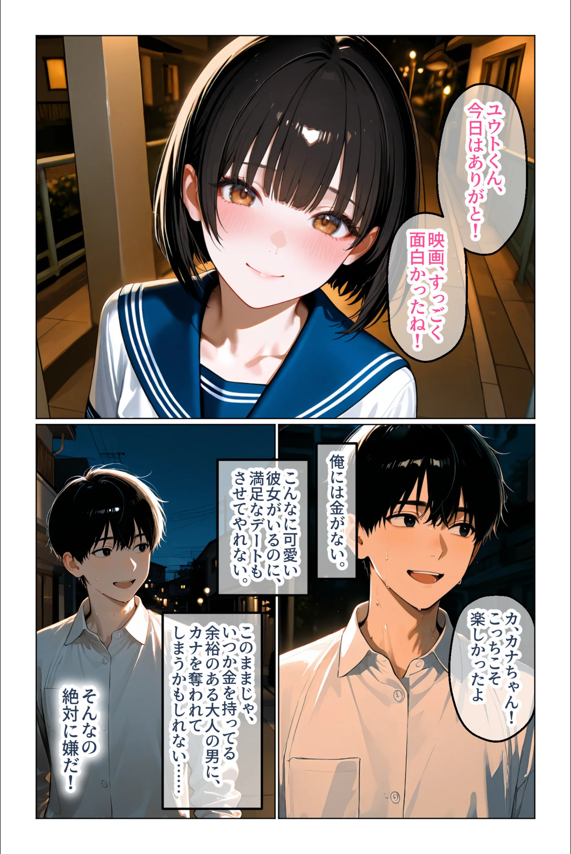 喫茶の裏メニュー 彼氏との旅行代は変態店長の極太肉棒で稼ぎました（単話）【モザイク版】（単話）