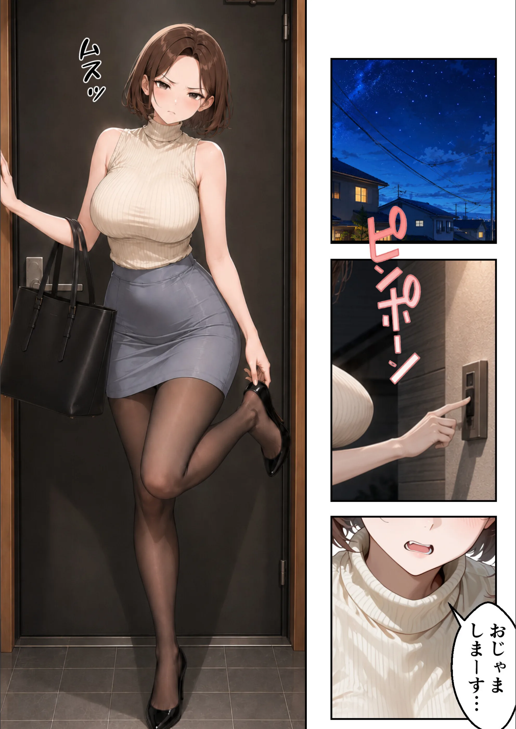 息子に浮気されたムチムチ巨乳の勝ち気妻が俺のチンポに八つ当たりして射精管理までしてくるんだが…【モザイク版】