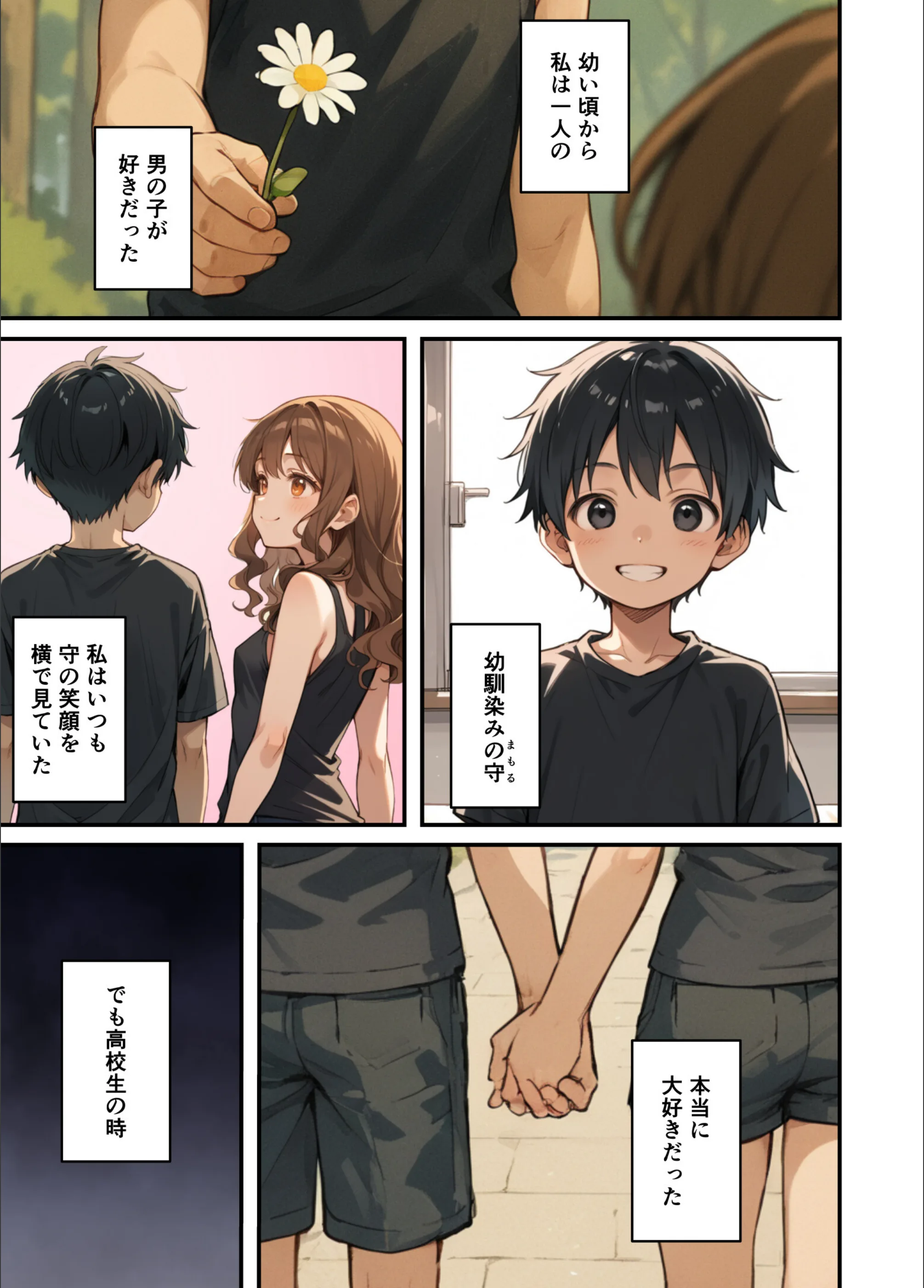 ずっとすれ違っていた幼馴染に告白してイチャラブ中出しエッチする話【白抜き修正版】