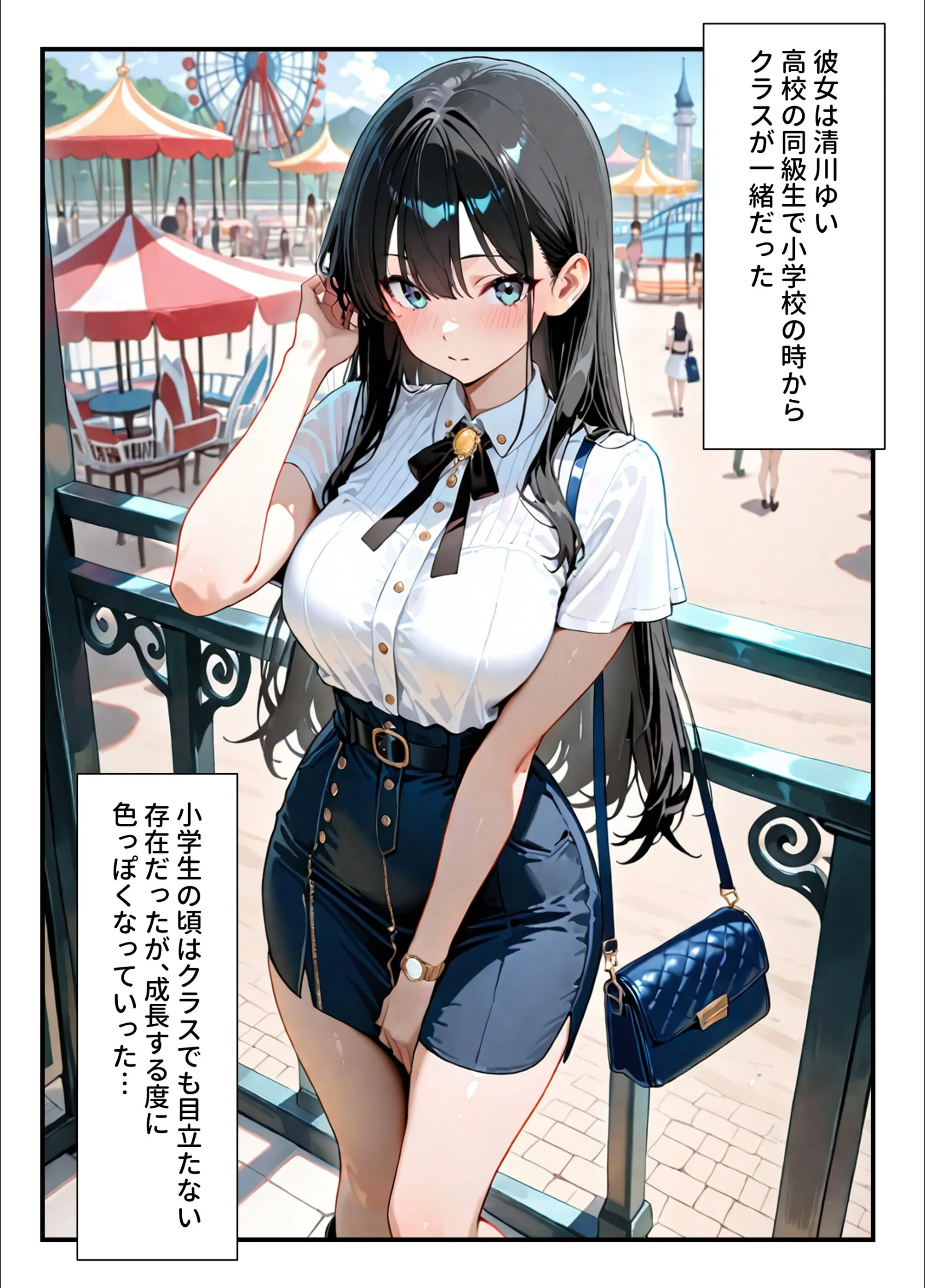 清楚な彼女が最近、先輩と会っているらしい 〜僕だけが知らない彼女の秘密〜【白抜き修正版】（単話）