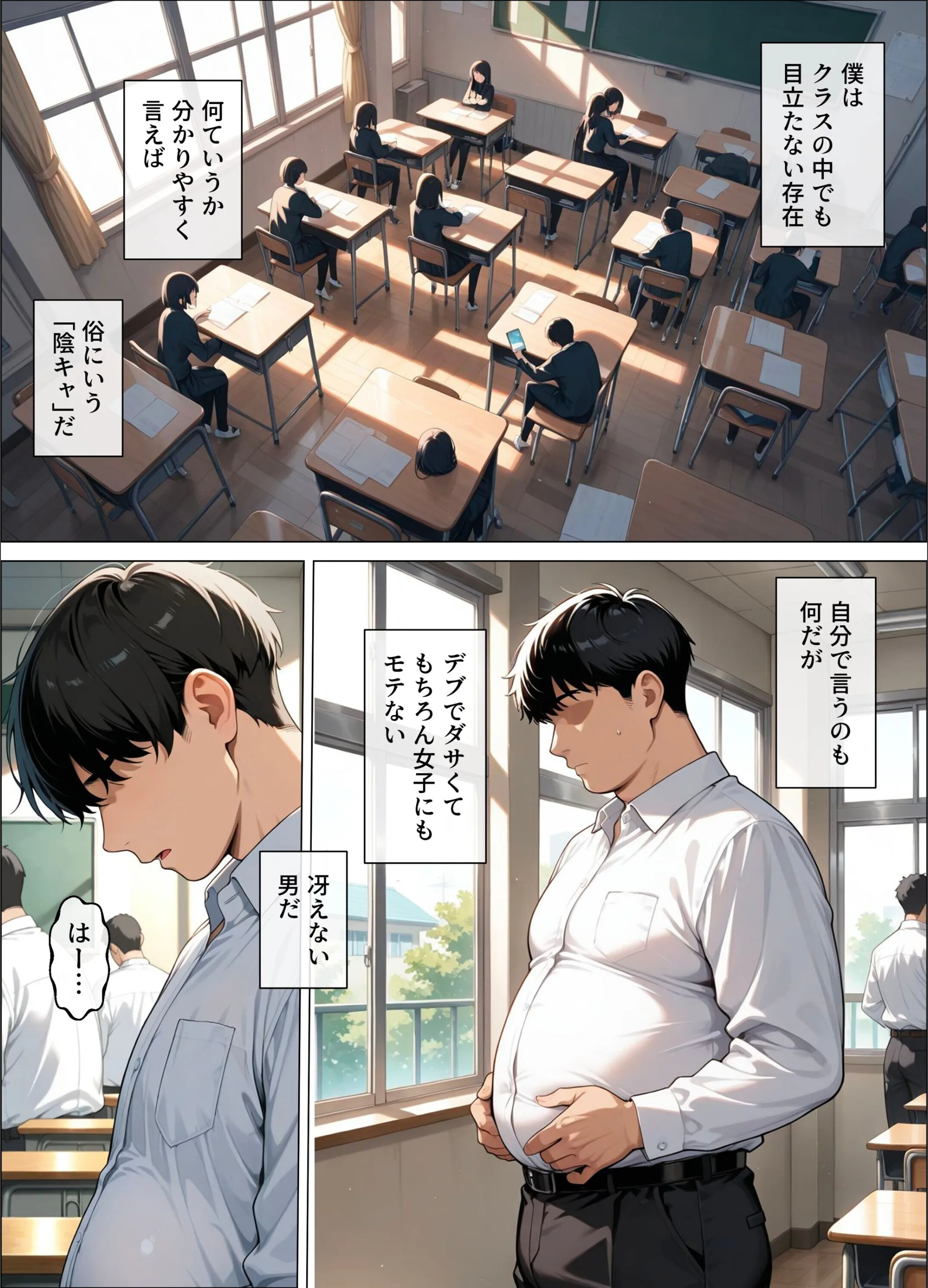 いじめてくるヤンキー女子が、屋上では僕のチ○ポでイキ狂う【白抜き修正版】