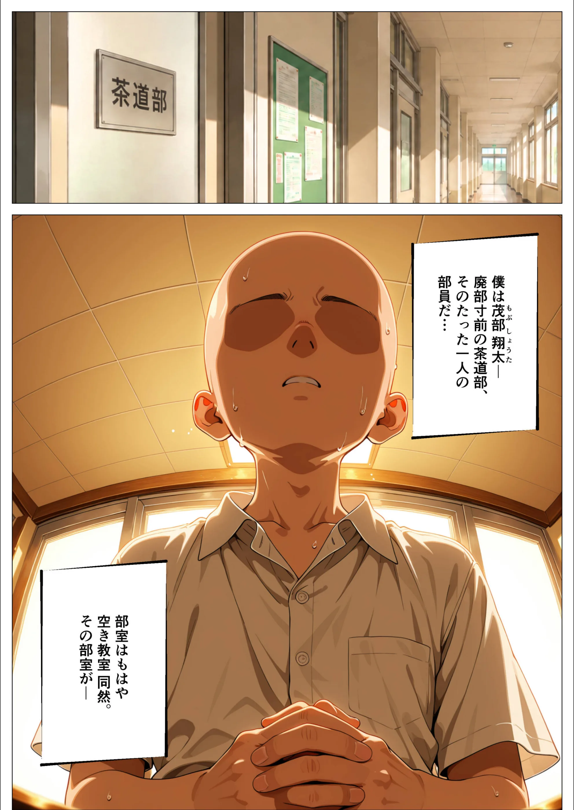 モブの俺、茶道部を占領され、一軍ギャル4人組の罰ゲーム対象になった話（単話）【モザイク版】（単話）