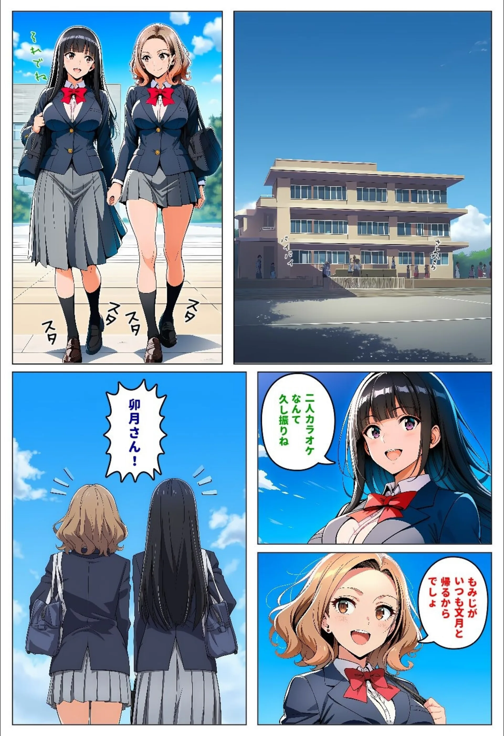 委員長とギャルがセックス勝負（単話）【モザイク版】（単話）