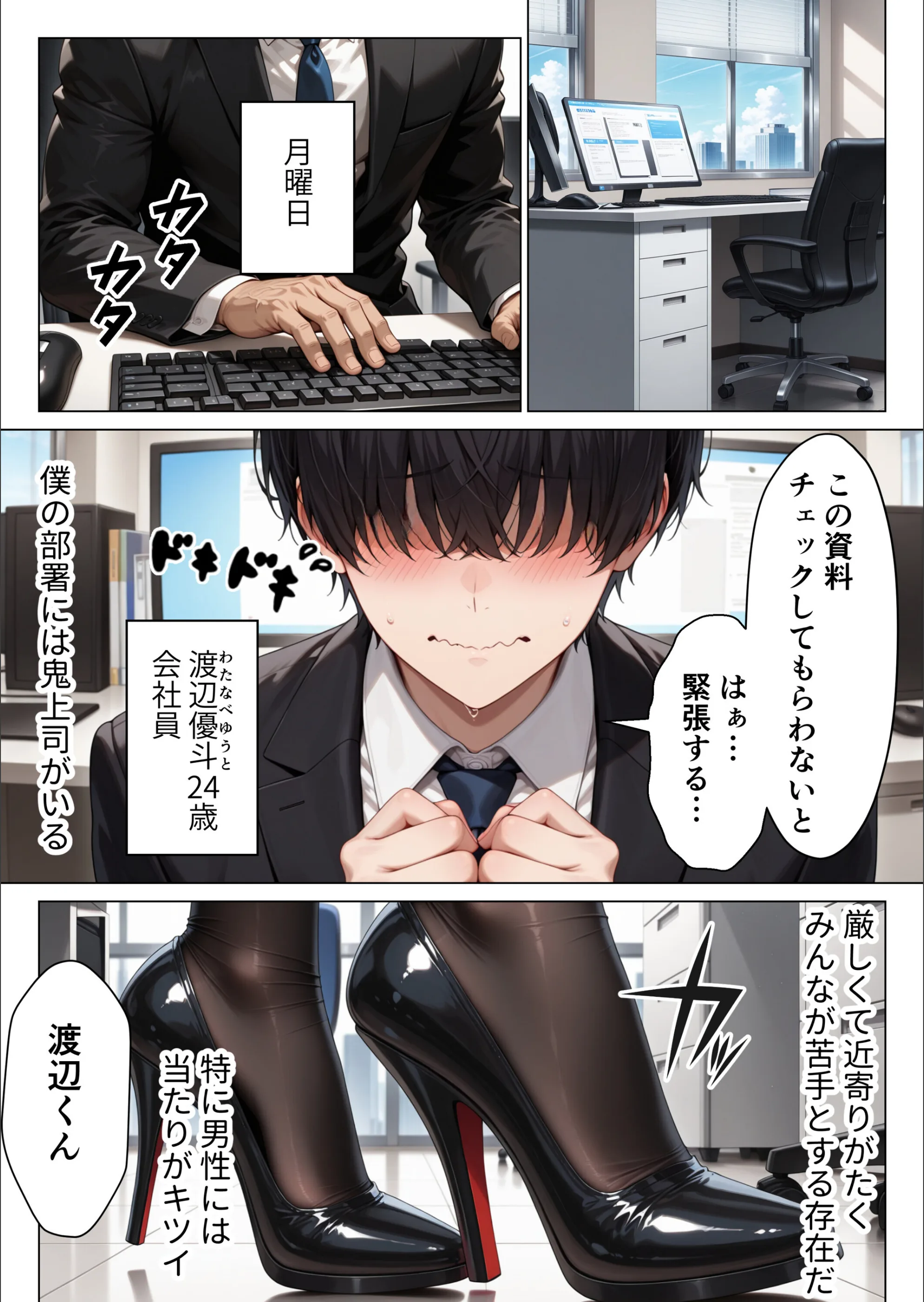 男嫌いのクール女上司を僕のものにするために生ハメセックスで何度も絶頂させる話（単話）【モザイク版】（単話）