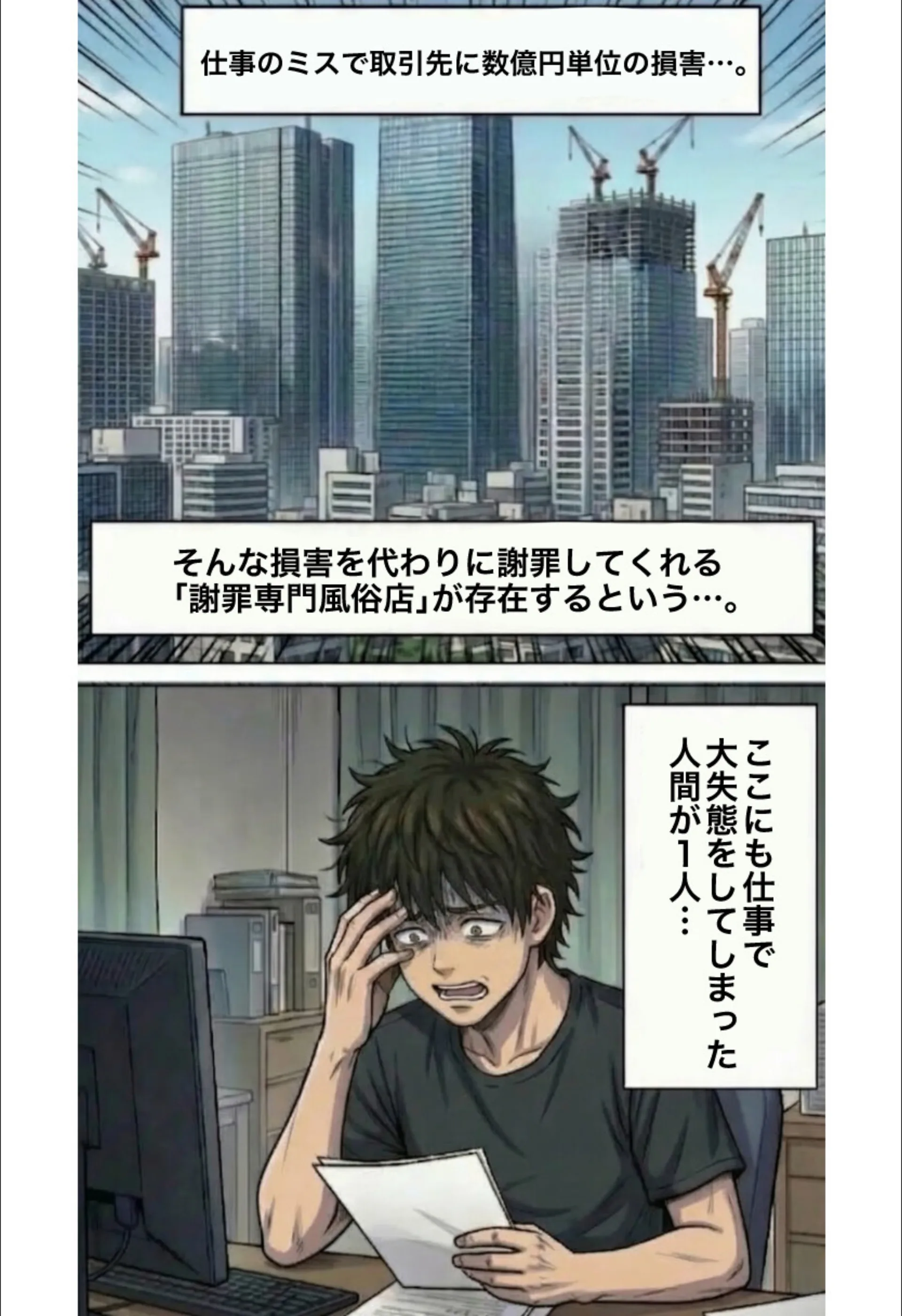 謝罪代行風俗店-あなたのミスを体で謝罪代行します-（単話）【棒消し修正版】（単話）