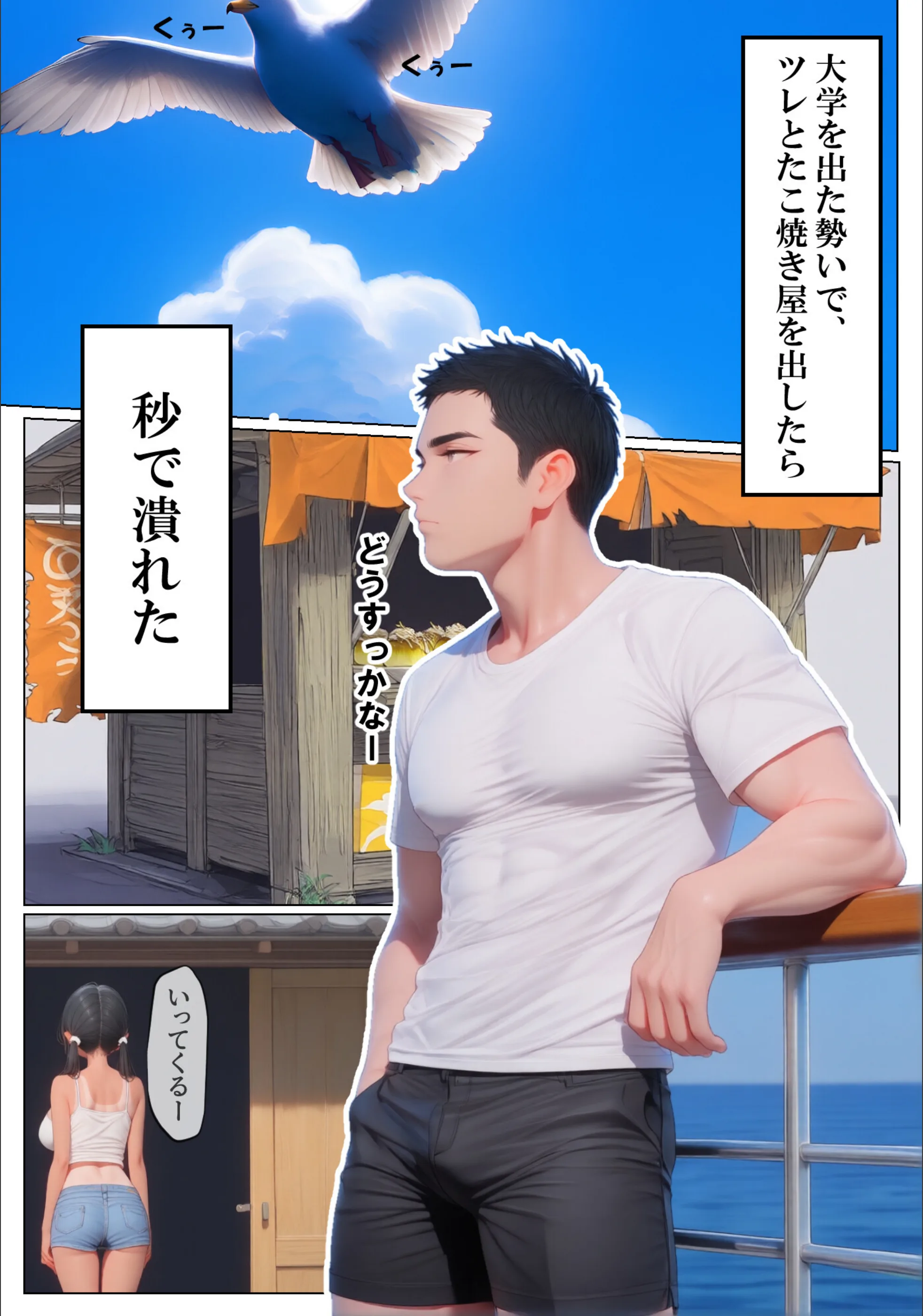 風香〜5年ぶりに帰省したら妹の身体がえろかったので、我慢できるはずなく親に隠れてハメちゃいました〜（単話）【棒消し修正版】（単話）