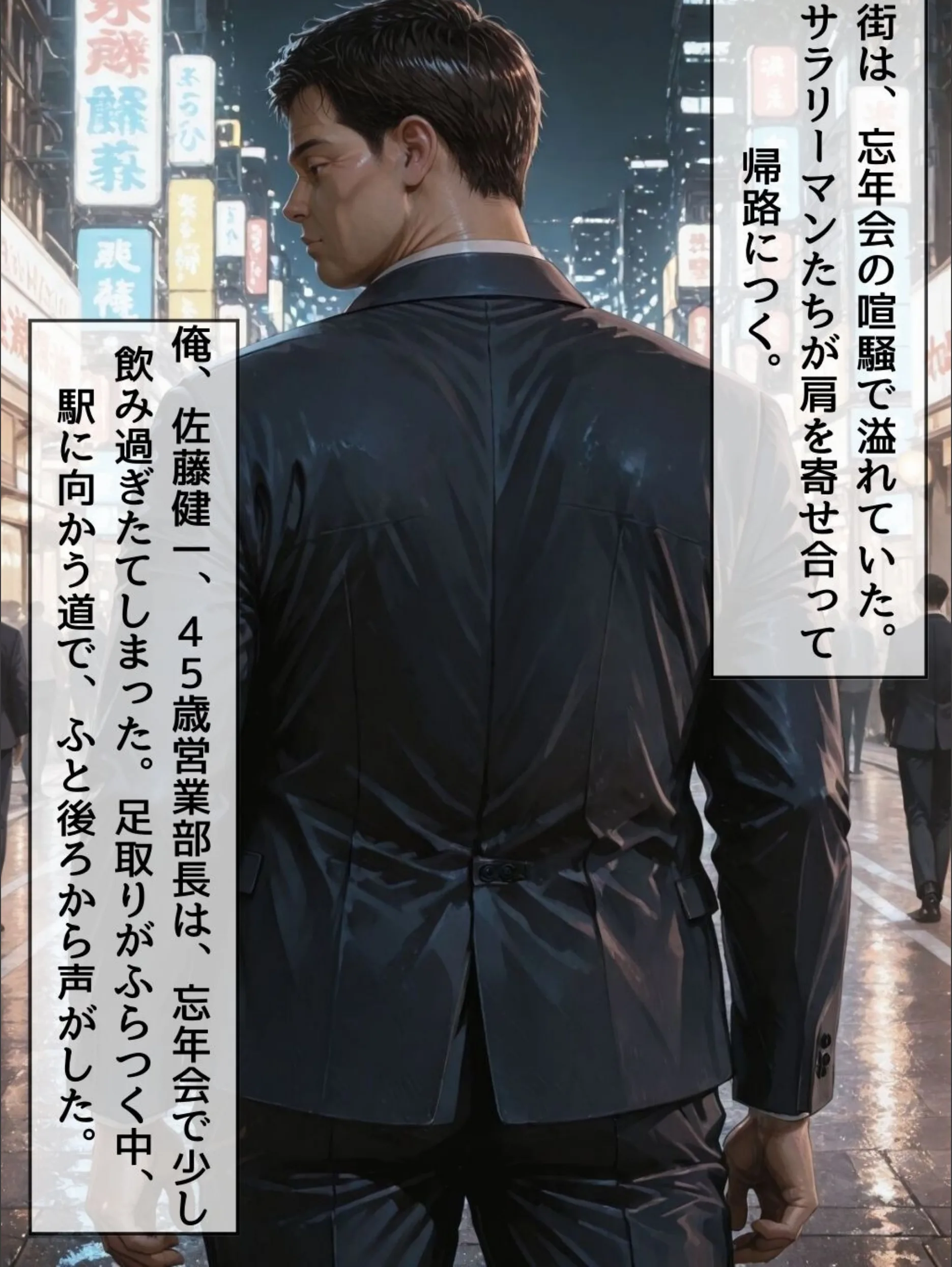 忘年会帰りに酔った勢いで後輩と禁断の合体【白抜き修正版】