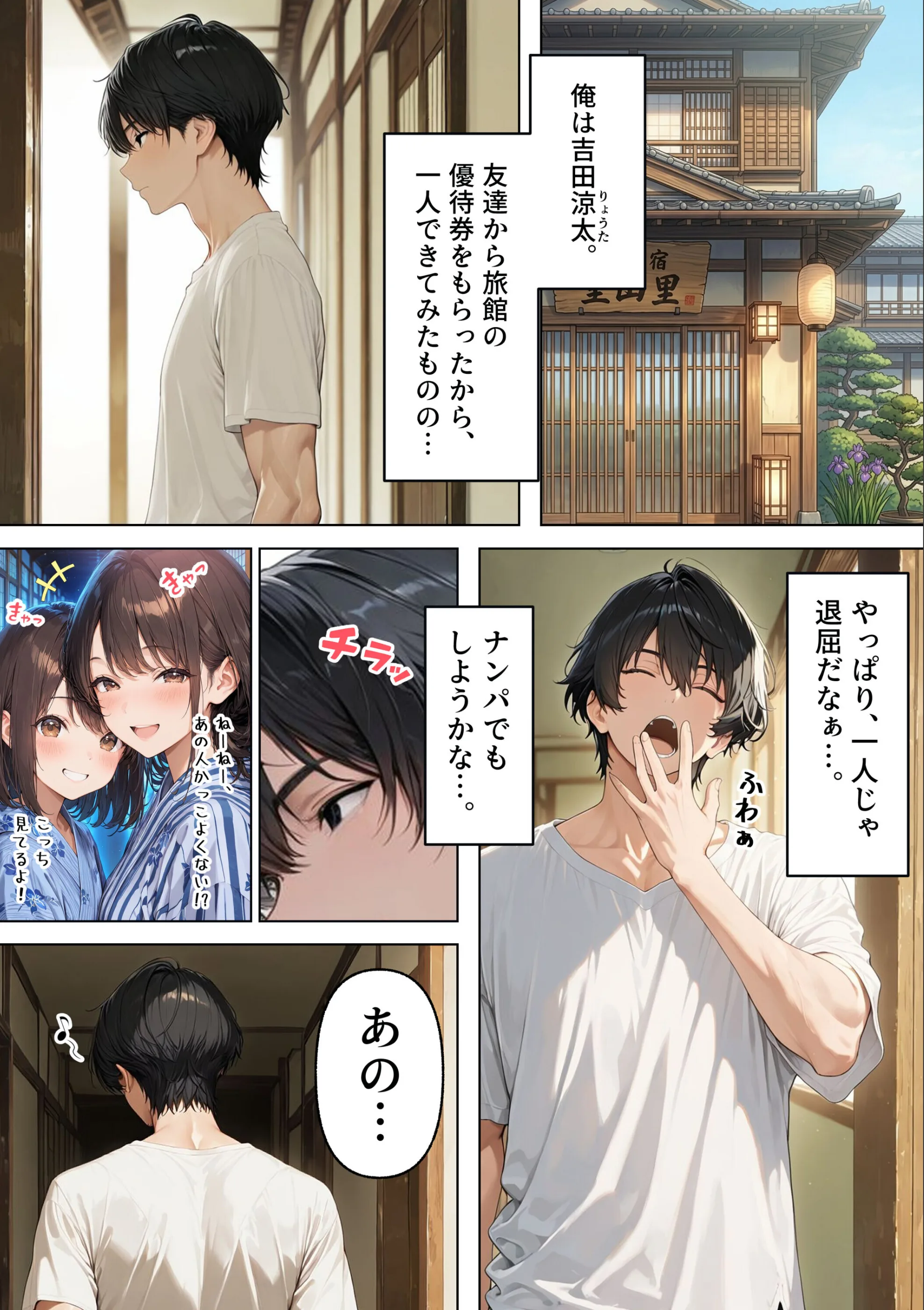 旅館で出会ったクールな爆乳未亡人（46歳）と朝まで限界中出しセックスした話【モザイク版】